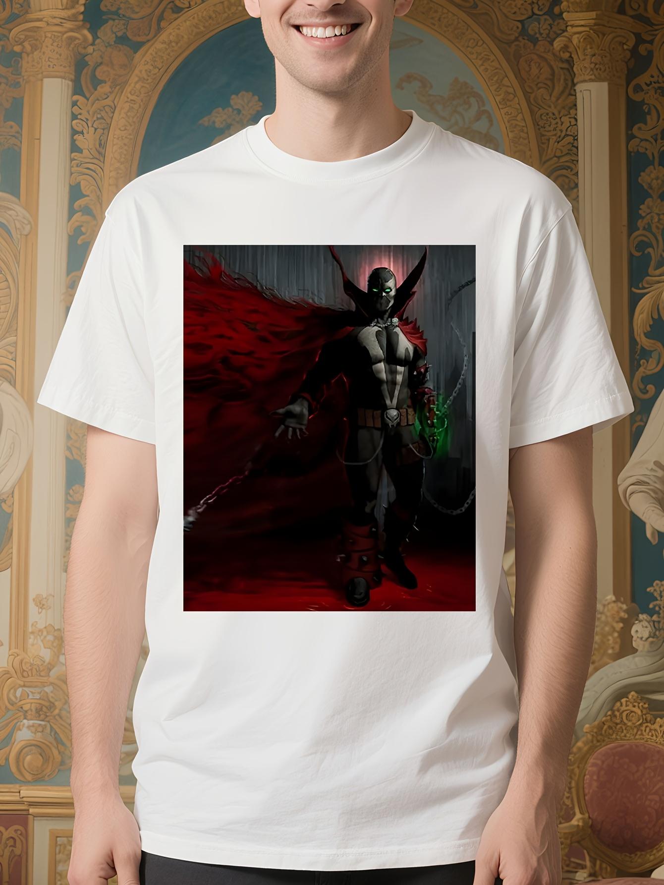Customizable Oversized Graphic Tshirt - White Spawn Comic... XXL