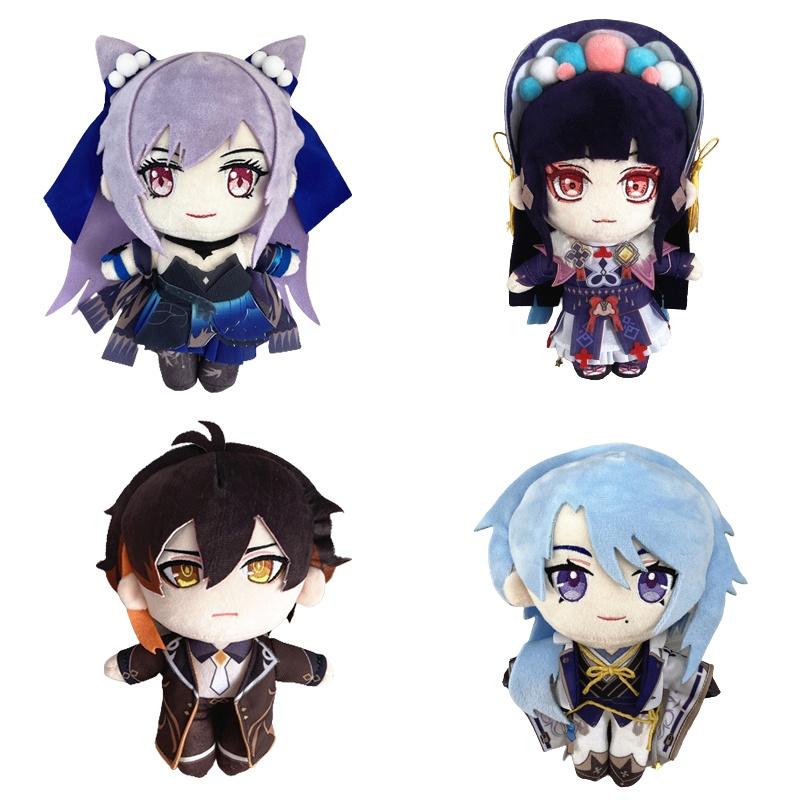 Genshin Impact Plush Toy Game Anime Characters Doll Cute Design Pp Cotton Gifts