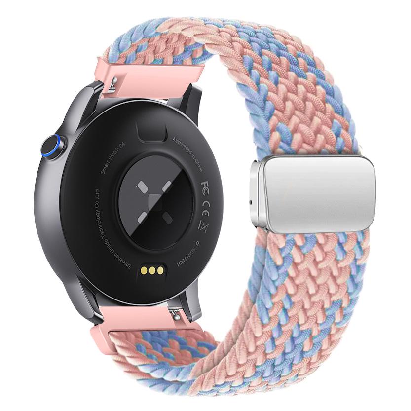 Universal Woven Nylon Magnetic Buckle Watch Band for Huawei/Samsung - 18mm, 20mm, 22mm