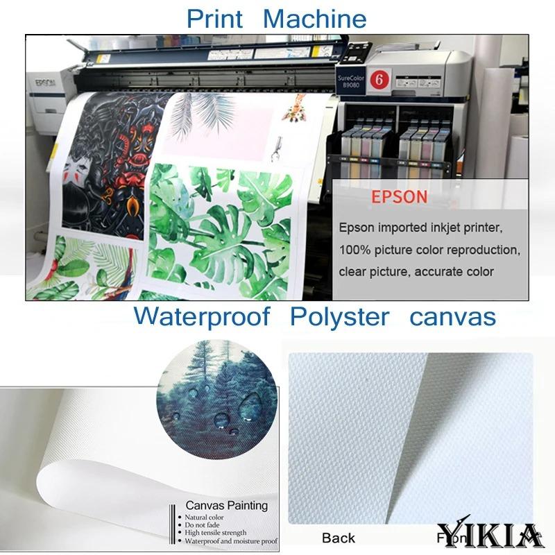 Print Swimming Pool Long Hair Beauty Nude 3D Sexy Anime Girl Art Posters with Frame HD Wall Art Canvas Painting Picture