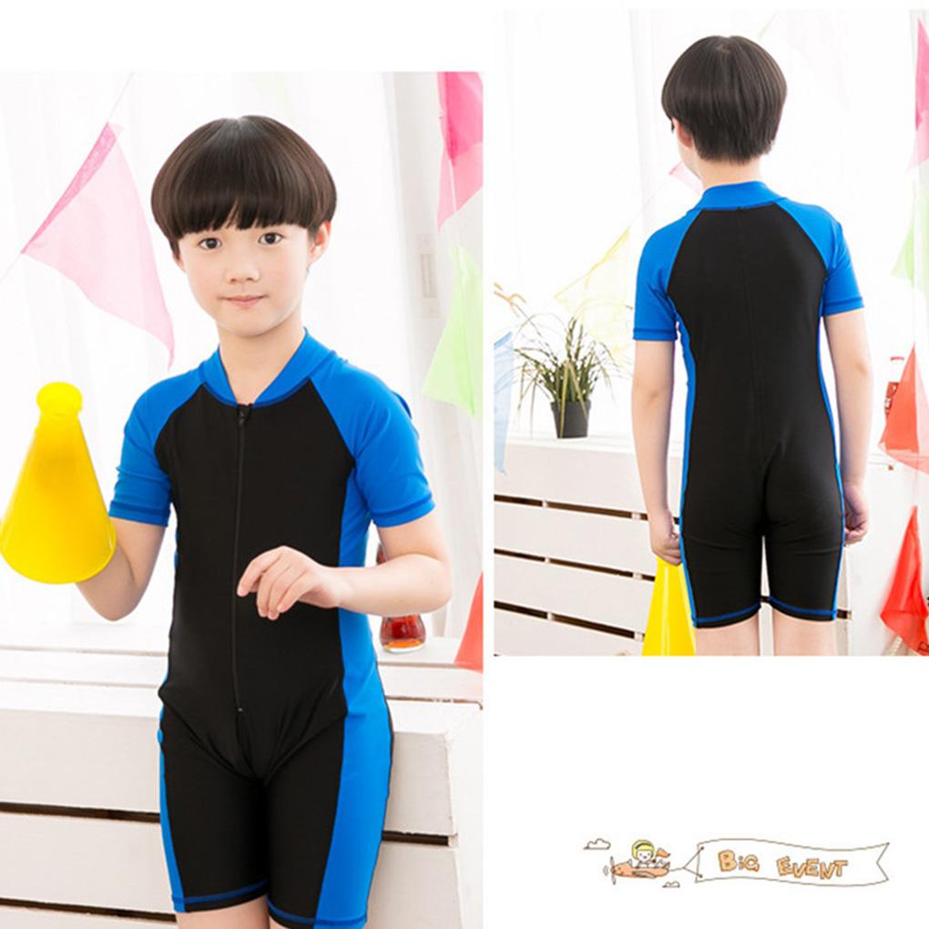 Kids Swimwear Summer Boys Girl Swimming Sunproof Beachwear Baby Bathing Suit
