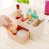 Jewelry and Cosmetics Storage Box - Drawer-style Plastic Office Desk Vanity Table Skincare Brush Lipstick Organizing Storage Rack