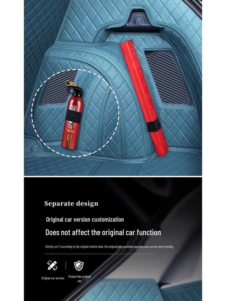 Geely Vision Trunk Mat Set: Surround Vision Front & Rear Interior Accessories