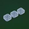 Mini Plastic Box Rectangular Translucent Packing Box Dustproof Durable Strong Jewelry Button Sundries Storage Case Container