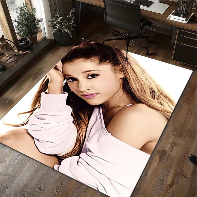 1PC Ariana Grande Carpet Office Decorative Carpet For Living Room Bedroom Door Mat Floor Rug Computer Chair Area Rug