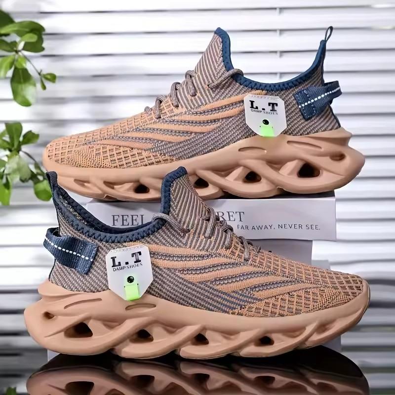 Men'S Running Shoes Fashionable Avant-Garde Mesh Anti Slip Casual Sneakers New Ultra Light Fast Drying Basketball Training Shoes
