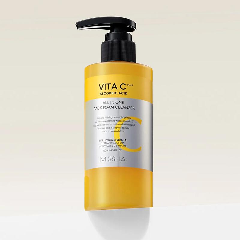 MISSHA Vita C Plus All In One Pack Foam Cleanser 200ml