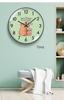 Capybara-Themed Silent Wall Clock for Home and Children's Study