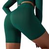 Sömlösa yogashorts, persikoformade kompressions- och höftlyftande leggings, högmidjade löpar- och fitnessshorts för kvinnor