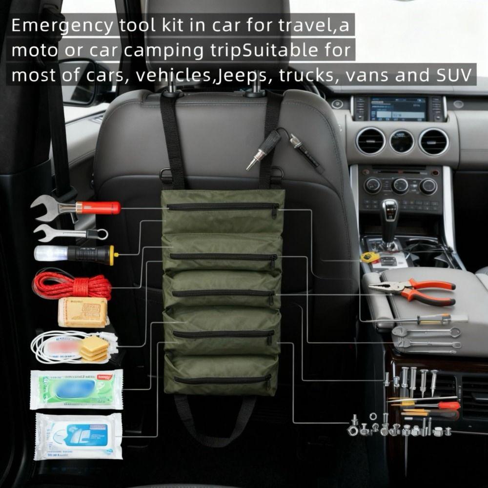 Heavy Duty Toolkit Storage Bag Waterproof Tool Organizer Tool Pouch  For Electricians Repairman