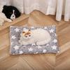 Winter Warm Cartoon Pet Bed: Thick Cat & Dog Sleeping Mat with Full Face Print