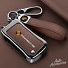 2/3 Button Alloy Leather Car Key Case Cover Key Fob Protector Shell For Porsche Cayenne 955 957 911 997 Boxster 987 Accessories