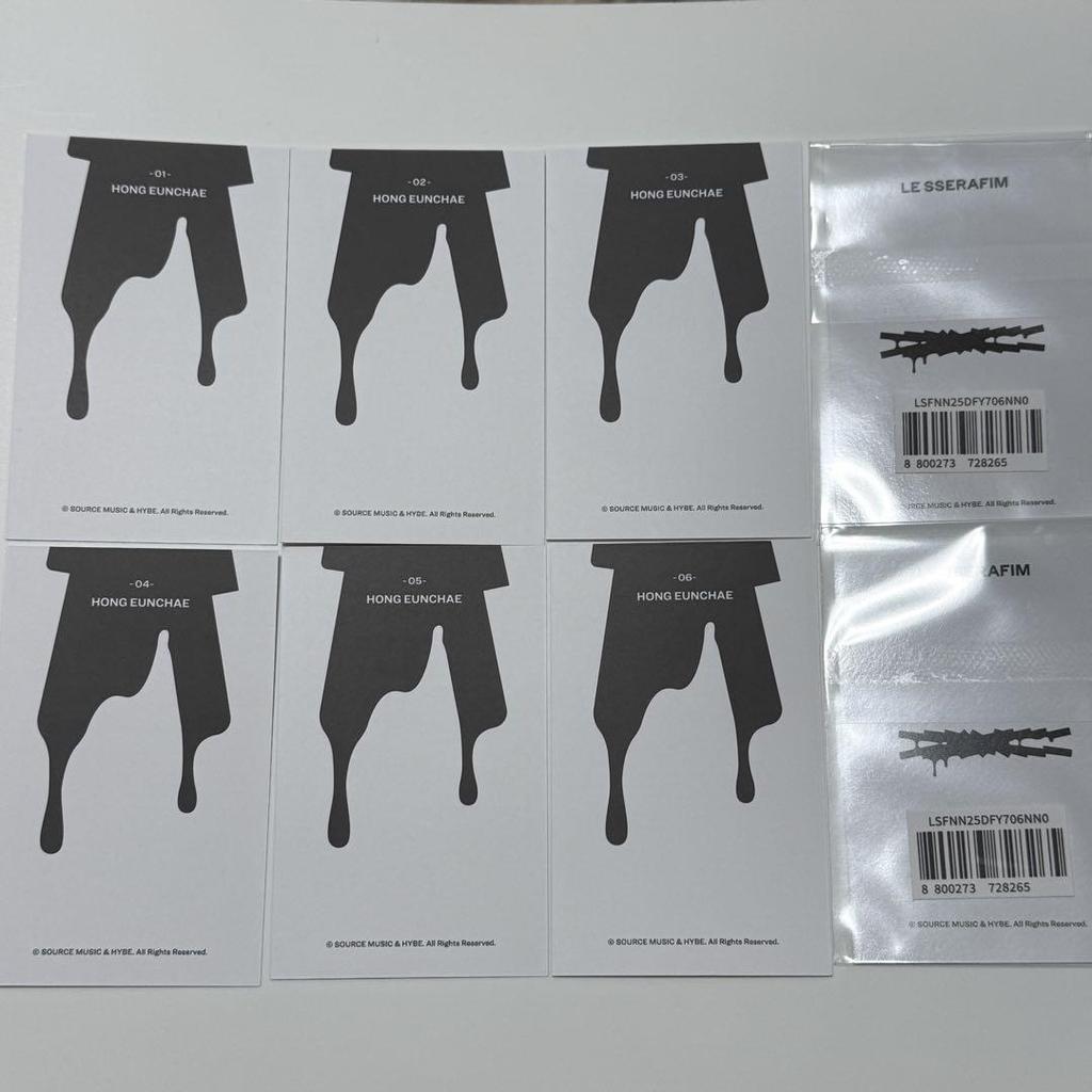 [USED] Luceraphim HOT Unche Instant Photo Purchase Bonus Set of 8