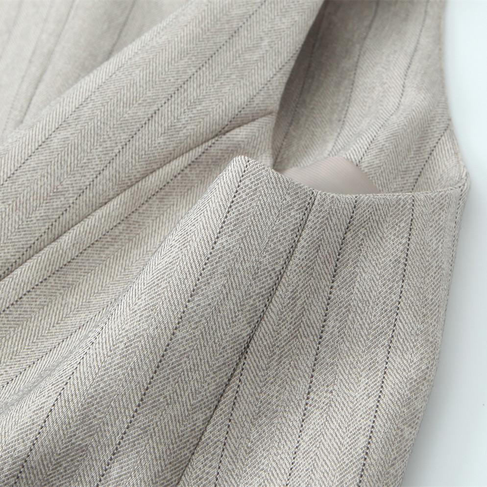 2025 Spring Women's Striped Suit Vest & Wide-Leg Pants Set