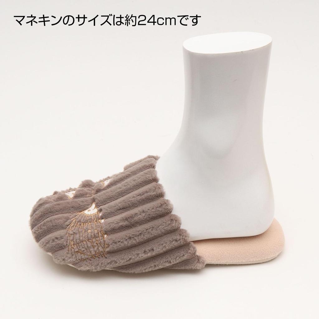 Lisa Larson Hedgehog Ribbed Soft Slippers Nordic Style Lisa Larson Room Shoes for Men and [Cute Women] (Gray, L)