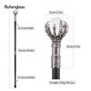 Transparent Glass Ball Steampunk Walking Cane Fashion Decorative Walking Stick Gentleman Luxury Crosier Knob Walking Stick 93cm