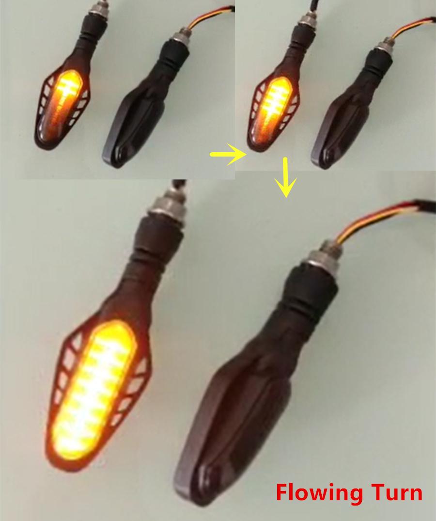 Поворотник для мотоцикла Cobra (4 шт.)-желтый, красный и белый