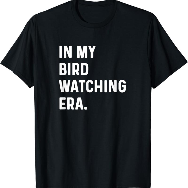 In My Bird Watching Era Birds Telescope Photography T Shirt S разноцветный