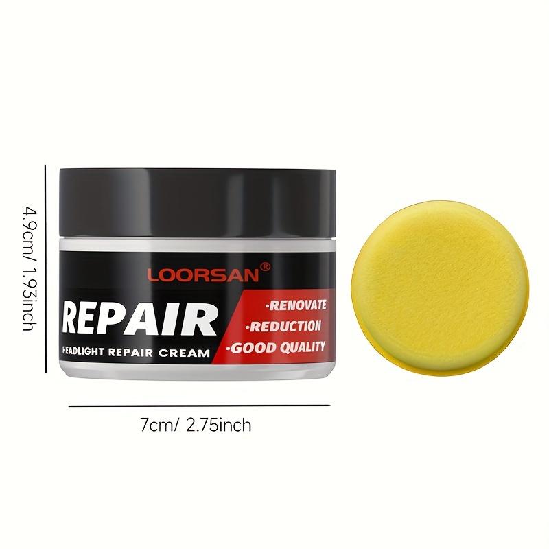 Automotive Headlight Repair Kit - Universal Automotive Headlight Polishing Wax Set, for Renovation, Yellowing and Oxidation.