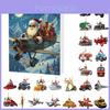 Christmas Countdown Blind Box With Santa Claus Acrylic Hangings For Holiday Decor And Gift Giving
