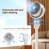 Pedestal Fan Powerful Air Circulator Quiet USB Standing Fan 38-82cm