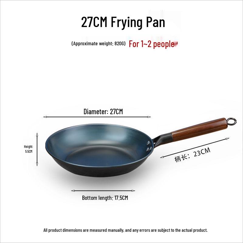Yoshida Sho Hand-Seasoned Wrought Iron Frying Pan