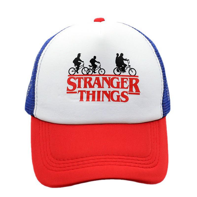 Stranger Things Baseball Cap With Sun Protection And Breathable Acrylic Material For Summer Wear