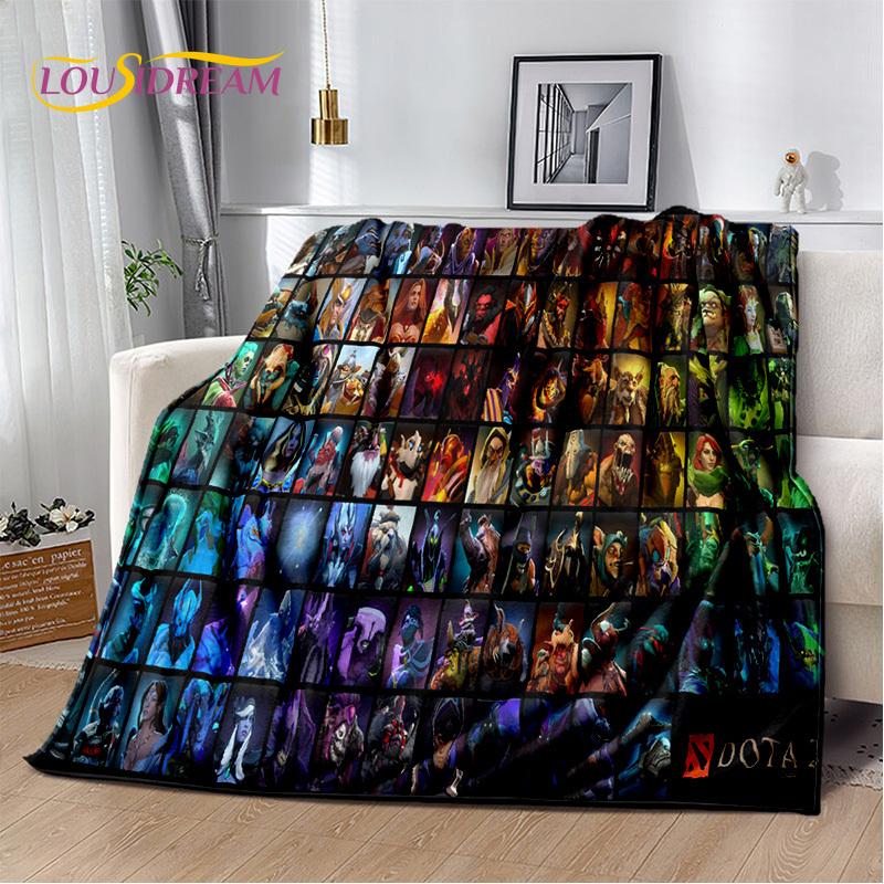 RPG Dota2 Klassiker Spiel Gamer Decke, Weiche Überwurfdecke für Zuhause Schlafzimmer Bett Sofa Picknick Reise Büro Ruhe Decke Kinder