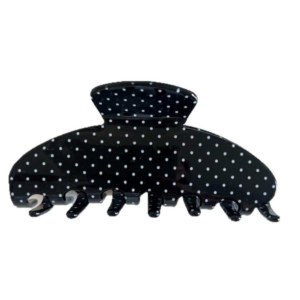 Hairpin Polka Dot Hair Clip Large Grab Clip Personalized Acetic Acid Hair Claw Hair Accessories
