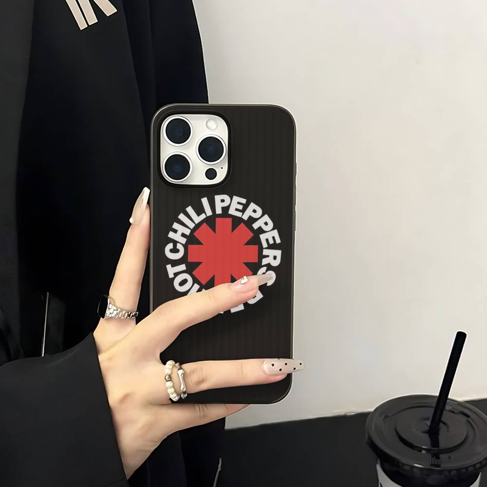

Red Hot Chili Peppers Rock Band Phone Case For IPhone 17 16 15 11 12 13 14 Pro Max Soft Corrugated Silicone Cover Case iPhone 15 pro