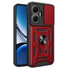 AMORUS For Xiaomi Poco F7 5G/Redmi Turbo 4 Pro 5G Case Kickstand PC+TPU Phone Cover with Camera Lens Slider