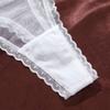 Soft Low Waist Briefs Traceless T-back Panties Fashion Lace Transparent Thongs  Daily Wear