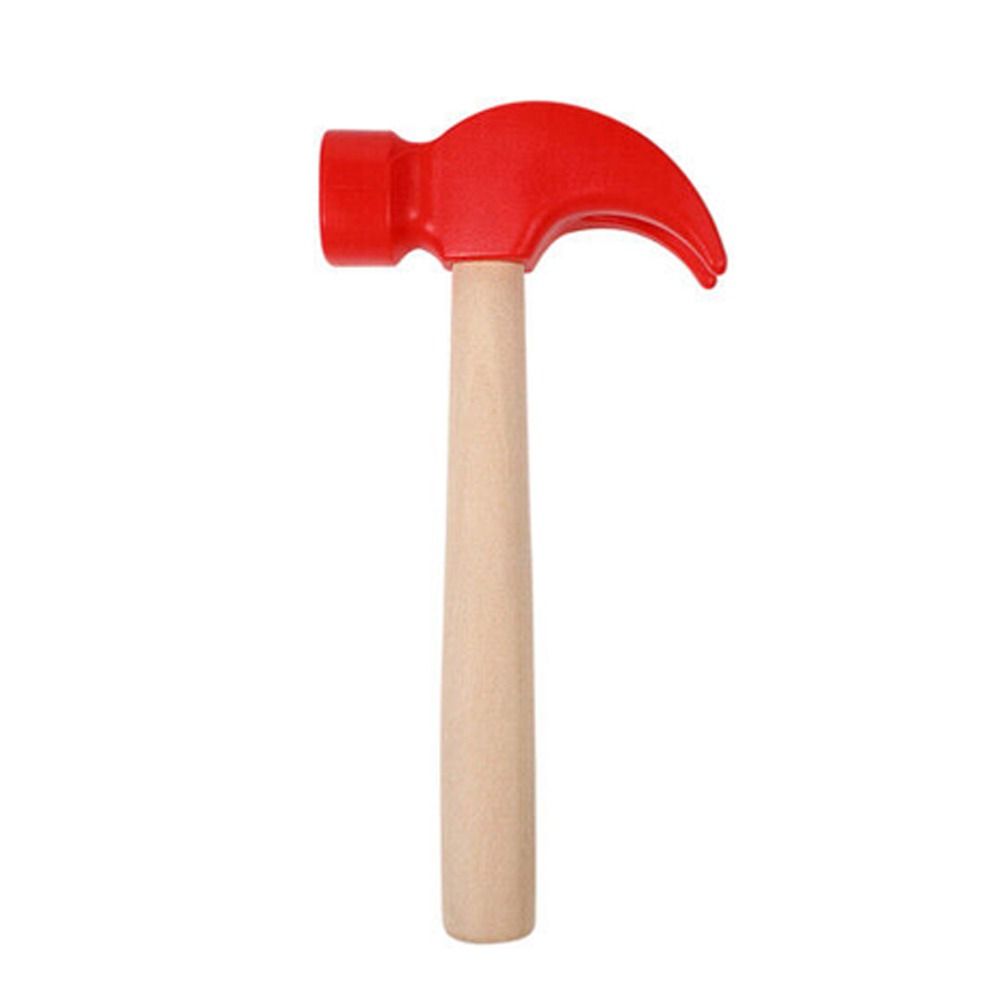 

Высококачественный игрушечный инструмент Деревянный имитационный молоток Детский молоток Молоток-гвоздодер Игрушка Инструменты для обслуживания красный