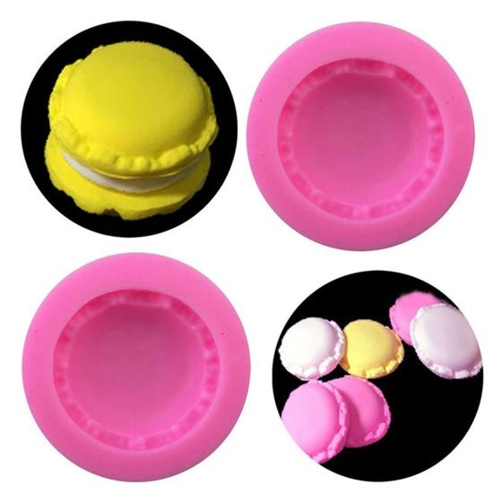 Dessert Mould Durable Flexible Homemade Silicone DIY Macaron Mold for Baking