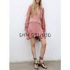 Fall New Women's Clothing French Style Loose Design Series Lead Bell Sleeve Ruffles Dress 17094446