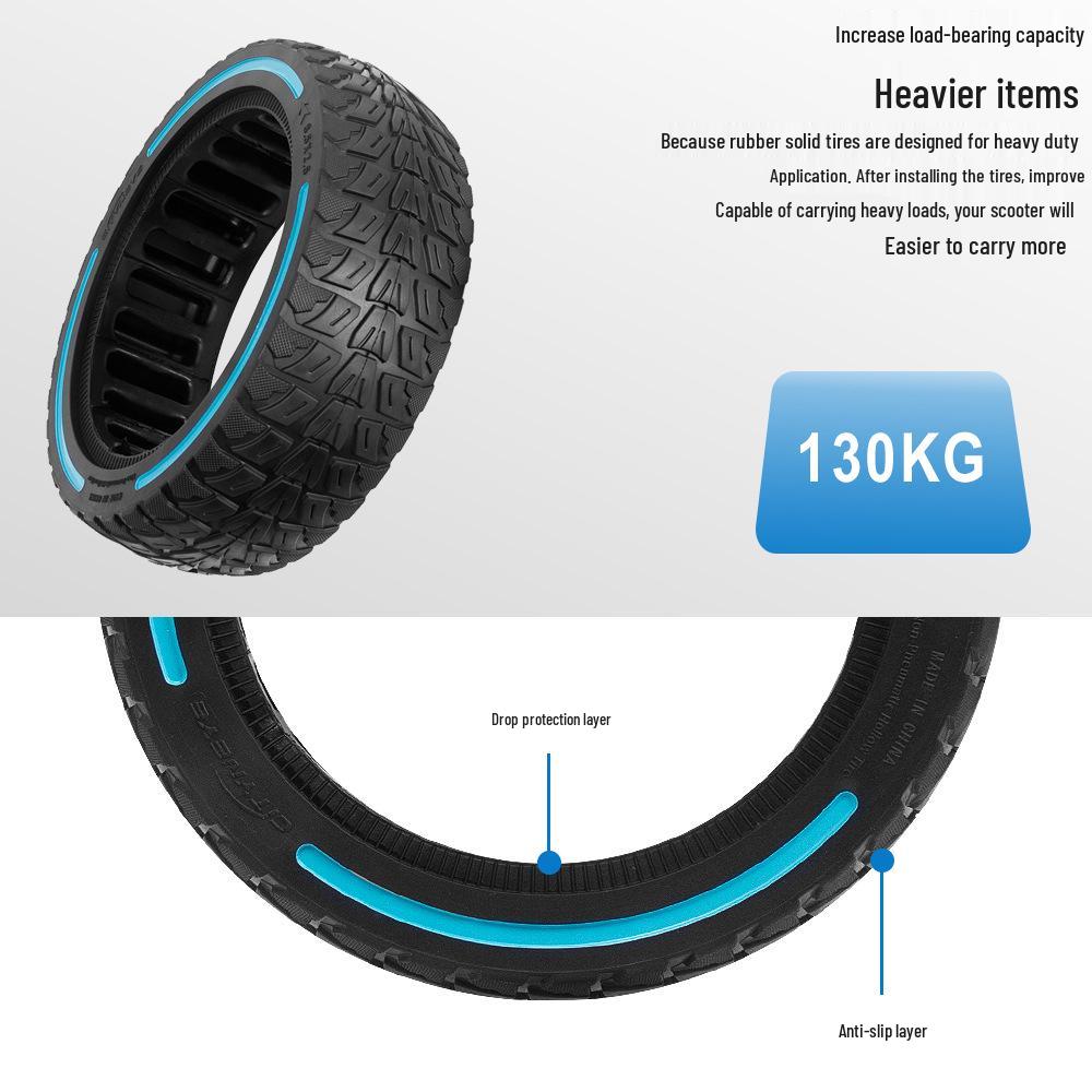 Multicolor 8.5x2.5 Off-Road Solid Tire for Dualtron Mini & Electric Scooters