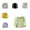 Shoulder Strap Water Bottle Carrier Bag Nylon Material Large Opening Crossbody Water Bottle Purse Adjustable Strap Quick Drying