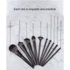 10Pcs Makeup Brush Portable Wooden Handle Eye Shadow Brush Foundation Make-up Beauty Tool