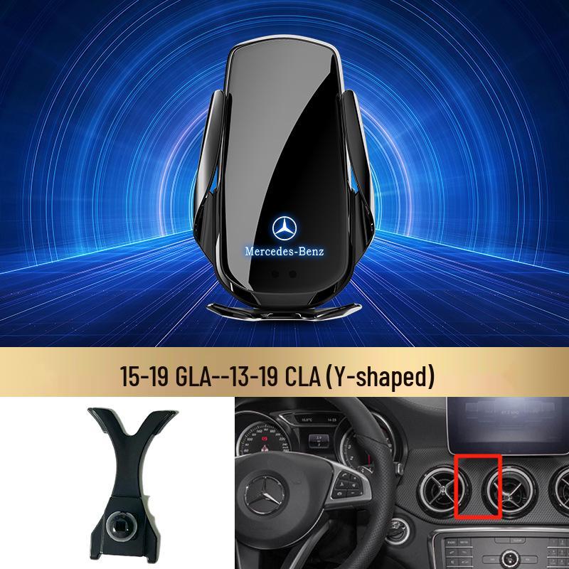 Bezdrátový držák telefonu s rychlým nabíjením Mercedes-Benz pro třídu C/třídu R/třídu S/třídu E/GLK/třídu B