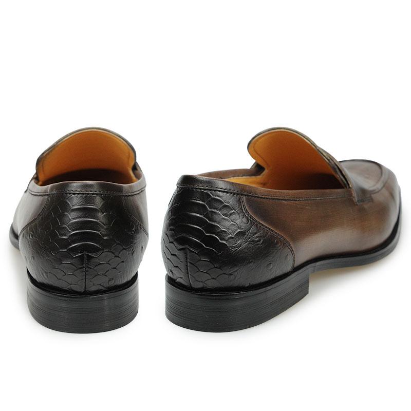 Fashion Fashion Men’s Leather Loafers High-Quality Genuine Leather Casual & Wedding Shoes Handmade Exquisite Printing Daily Wear for Men