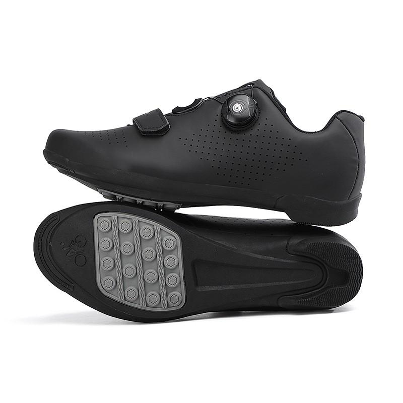 Unisex Road Mountain Bike Cycling Shoes Hard Sole Clipless Compatible Breathable Supportive Gym Indoor Trainer