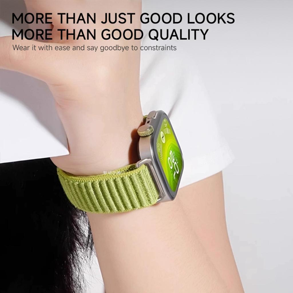 Nylon Sport Strap For Apple Watch Band Ultra3 49mm 46mm 45mm 44mm 41mm 42mm Bracelet iWatch 38 40mm 11 10 9 8 7 6 5 4 SE Braided