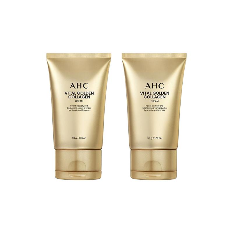 AHC golden collagen facial cream moisturizing 29592368 Golden collagen facial cream-50g*2 золотой
