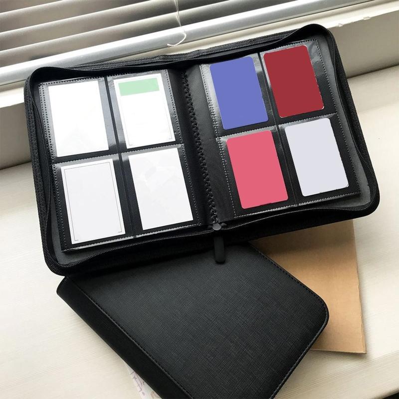 Trading Card Sleeves, Waterproof 160 Pockets Game Card Holder Sleeve Album, Trading Card Binder Card Storage Album Pages