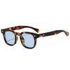 Fashion Women Sunglasses Square Rivets Retro Orange Black Shades UV400 Clear Lens Frame