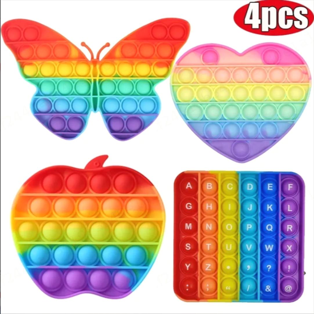 

Push Bubble Fidget Сенсорная игрушка Аутизм Специальные потребности Снятие стресса Декомпрессионная игрушка коричневый