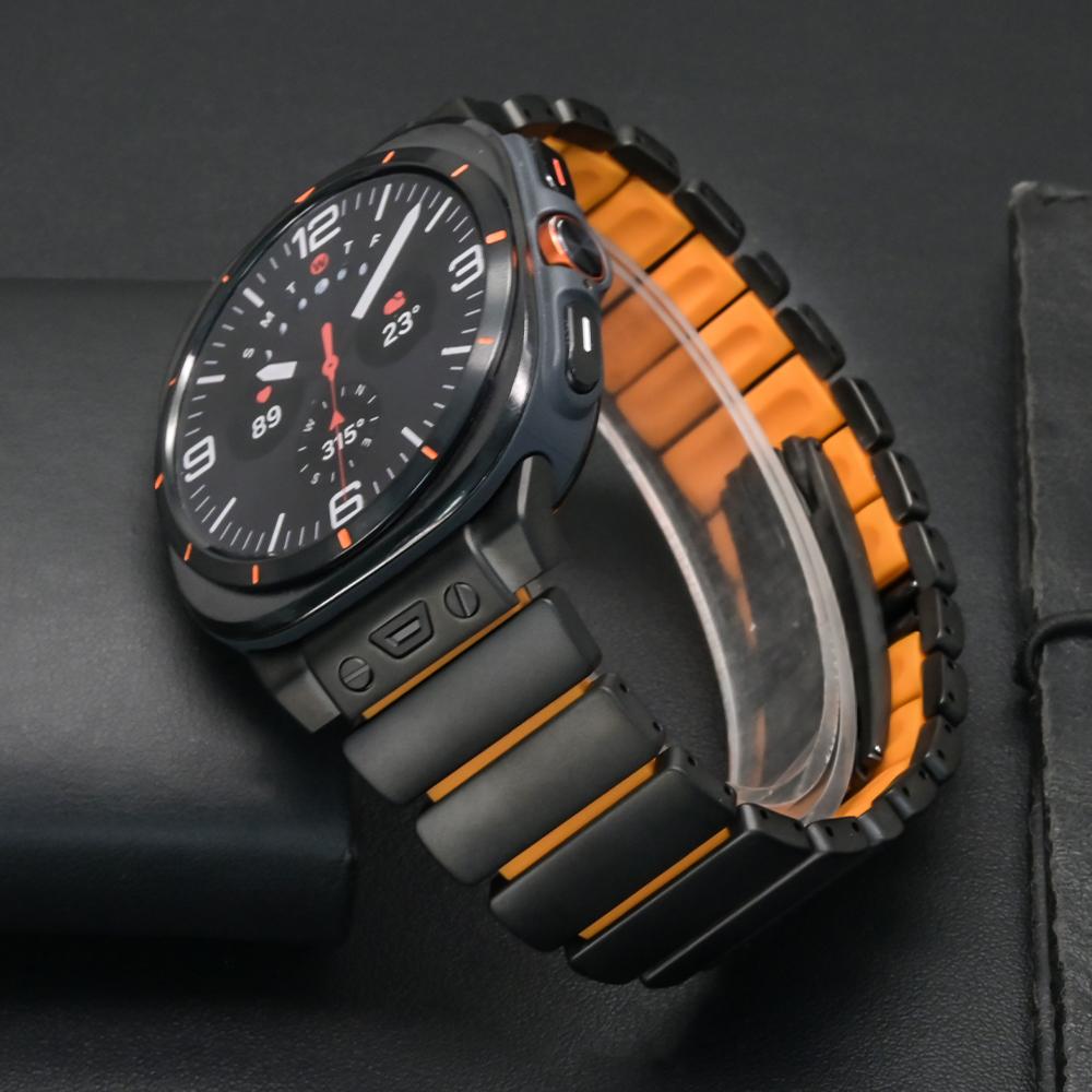 Business Titanium Band for Samsung Galaxy Watch Ultra 2025 Bracelet Man Luxury Band for Samsung Watch Ultra 47mm 2024 Watchband