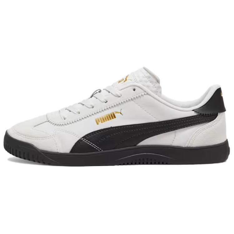 New PUMA Club 5v5 Low Top Casual Shoes Unisex White Black 397450-01