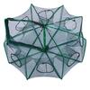 Foldable Fishing Bait Trap 6/8/10/12/16 Holes Heavy Duty Fine Mesh Portable Collapsible Shrimp Minnow Crawfish Catcher Trap Cast Trap Net Dip Cage