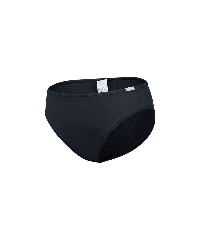 Lenomasuyeongbog Women'S Simple Label Inner Panties Black Rn-Wf2D991-Bk